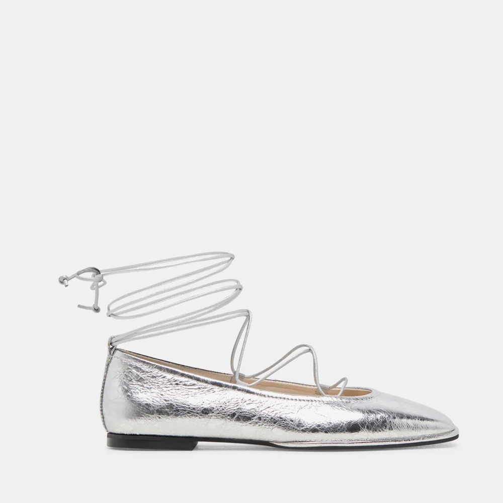 dolce vita silver ryder flats